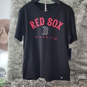 Fanatics Black Red Sox T-Shirt   NWT